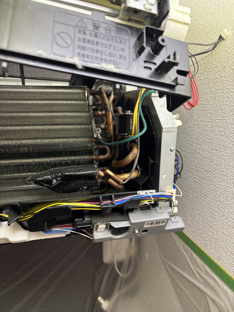 福岡県福岡市早良区昭代のお掃除機能付きエアコンの作業後1