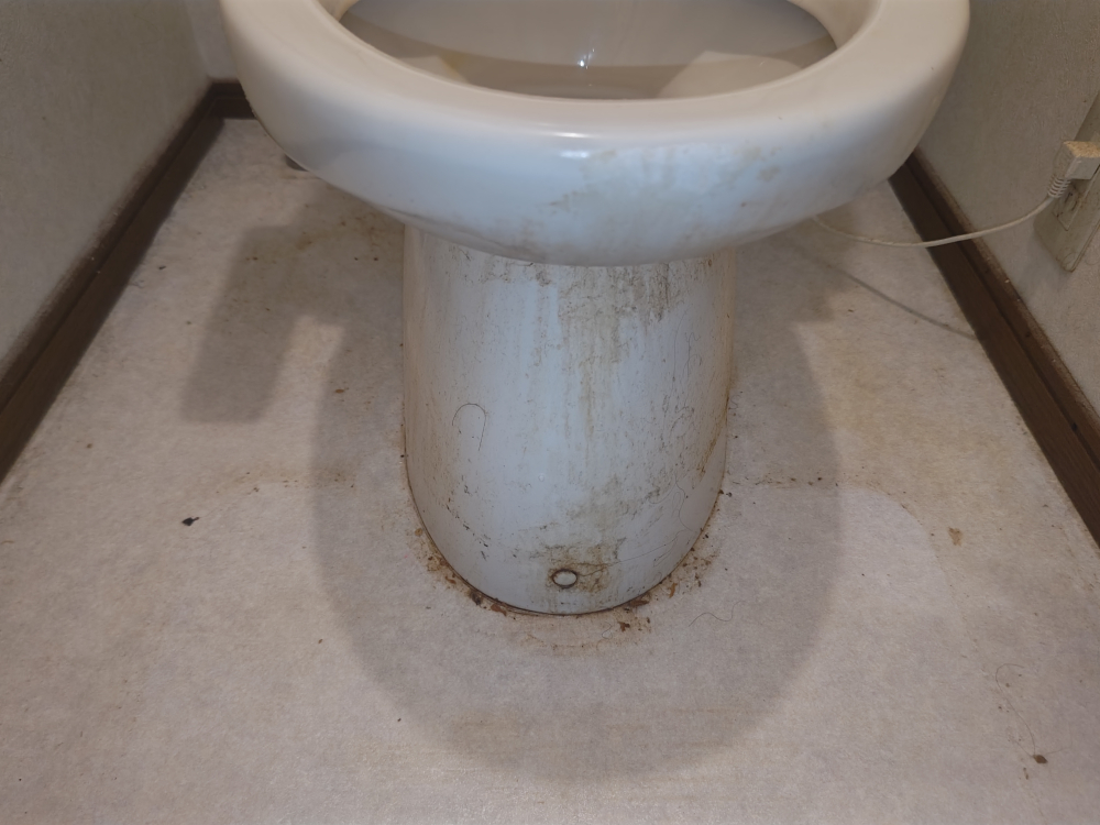 東京都新宿区富久町のトイレクリーニングの作業前1