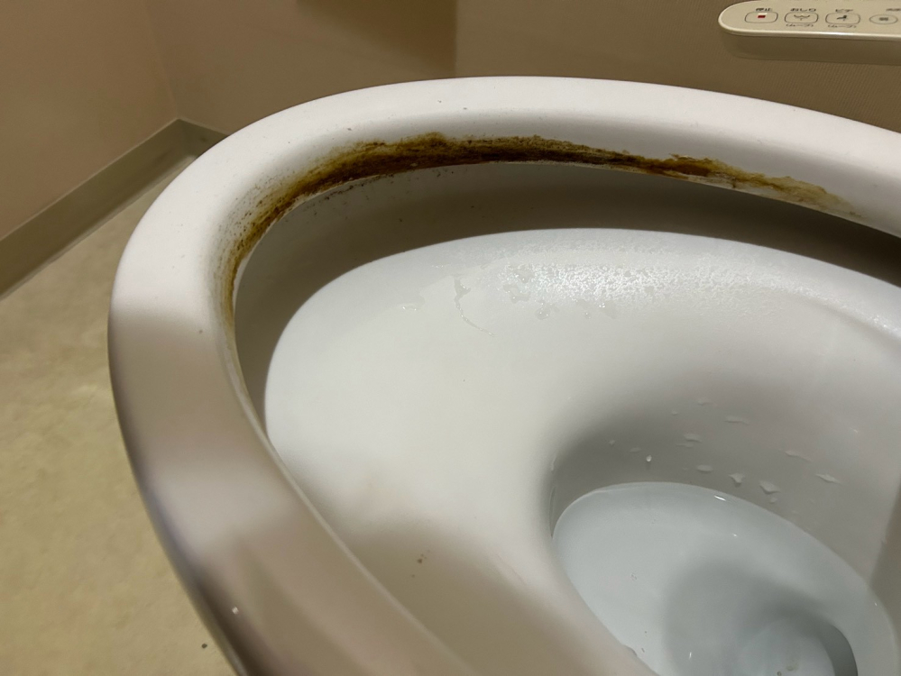 神奈川県川崎市幸区塚越のトイレクリーニングの作業前2