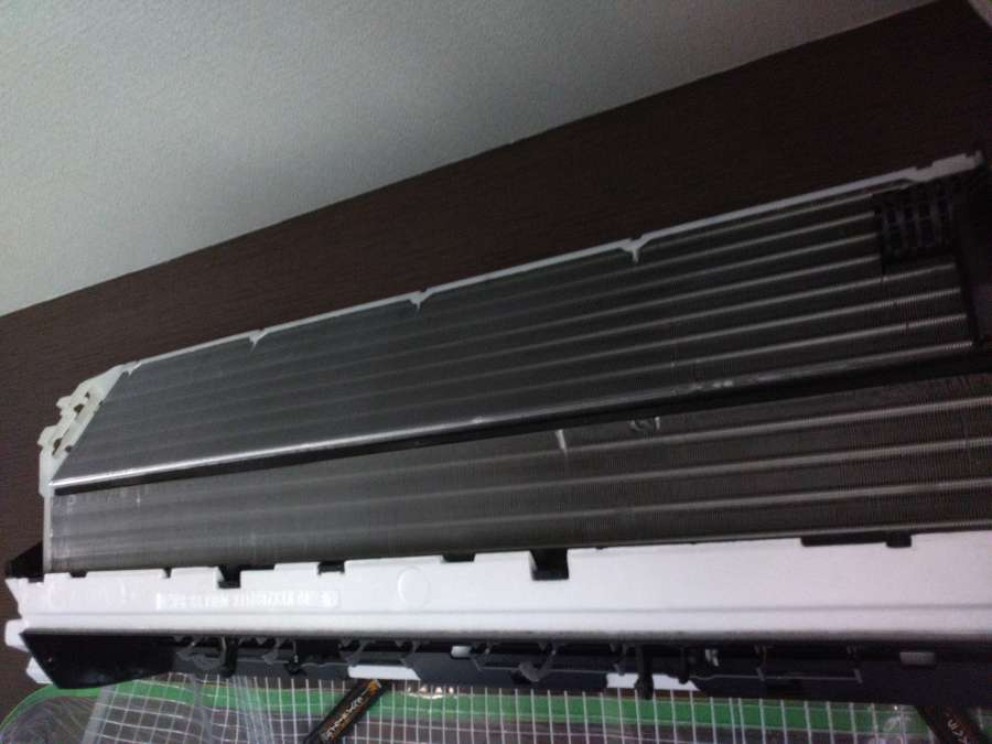 茨城県石岡市東石岡の壁掛けエアコンの作業後2