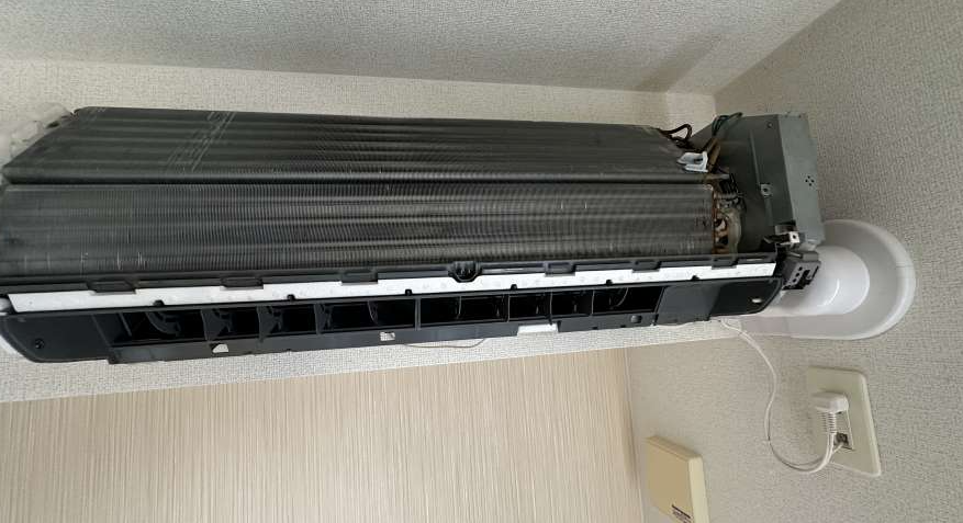 長崎県諫早市船越町の壁掛けエアコンの作業後1