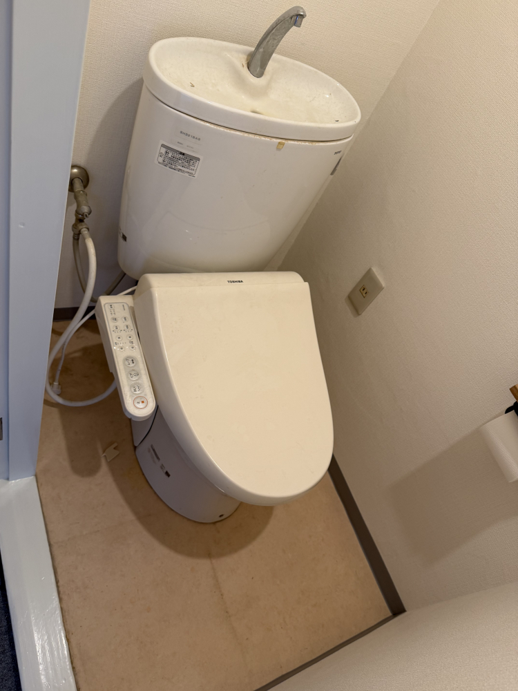 東京都豊島区高田のトイレクリーニングの作業前1