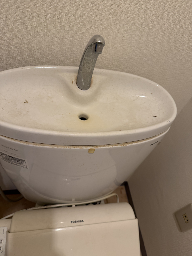 東京都豊島区高田のトイレクリーニングの作業前2