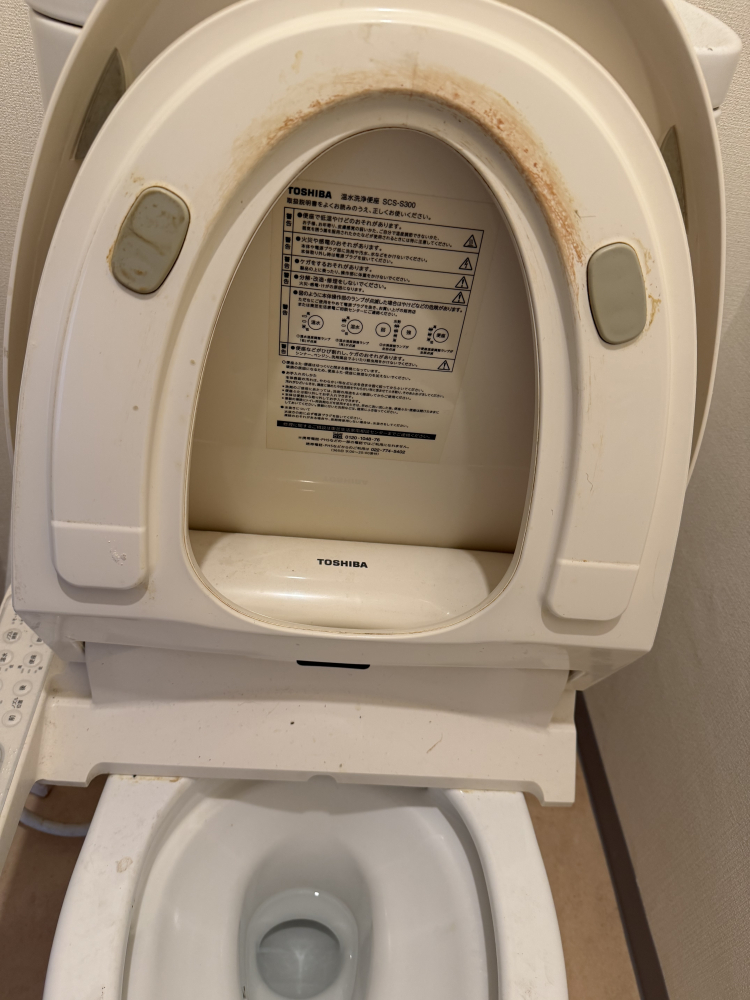 東京都豊島区高田のトイレクリーニングの作業前3