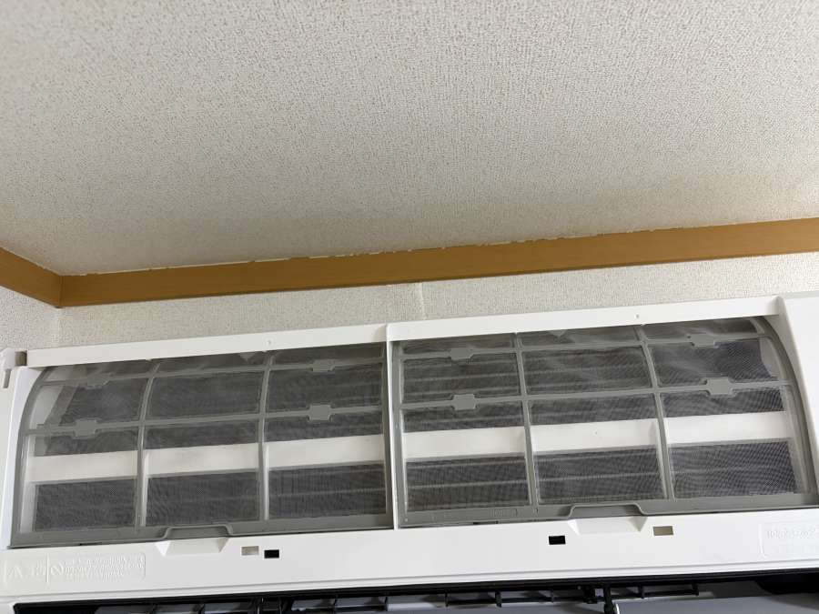 富山県富山市黒瀬北町のお掃除機能付きエアコンの作業後2