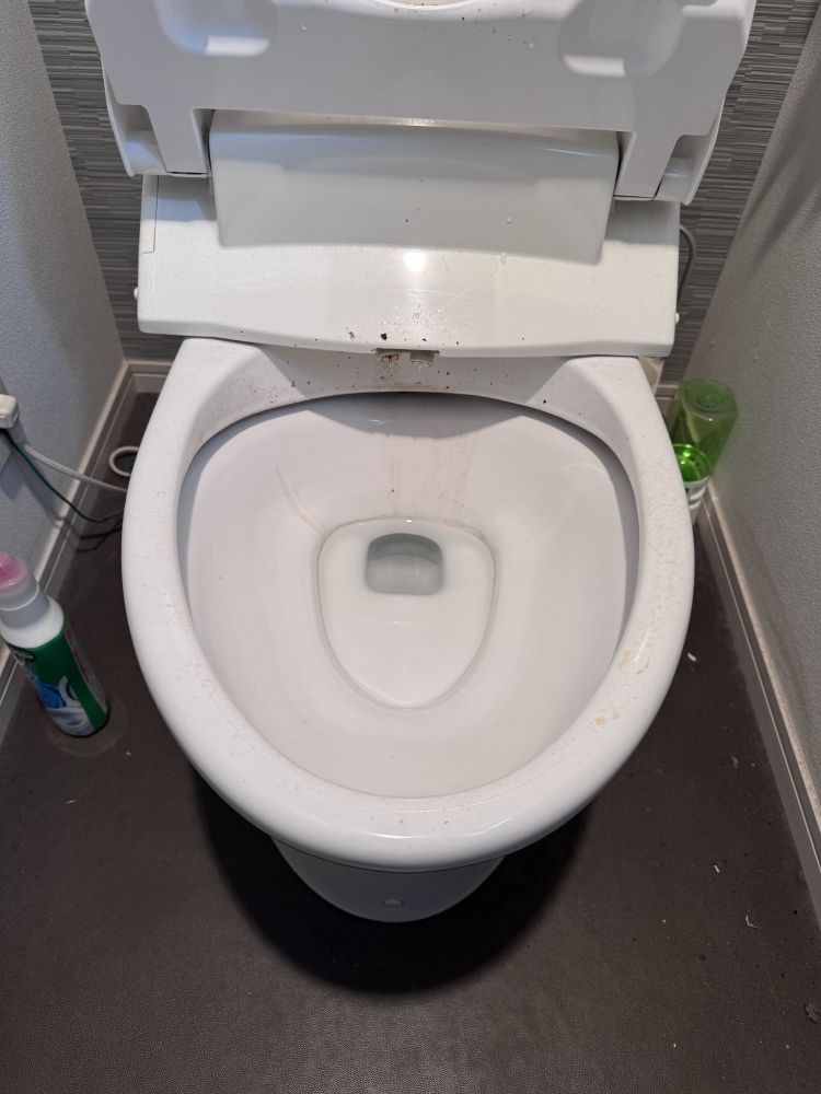 神奈川県茅ヶ崎市東海岸北のトイレクリーニングの作業前1