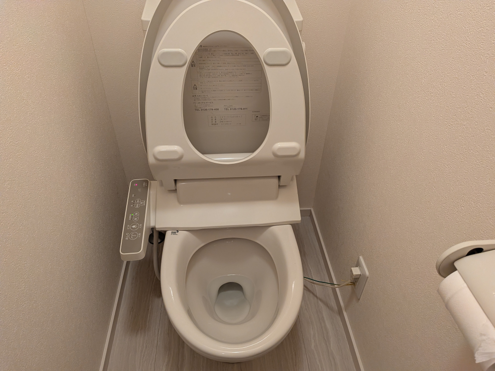 東京都品川区旗の台のトイレクリーニングの作業後2