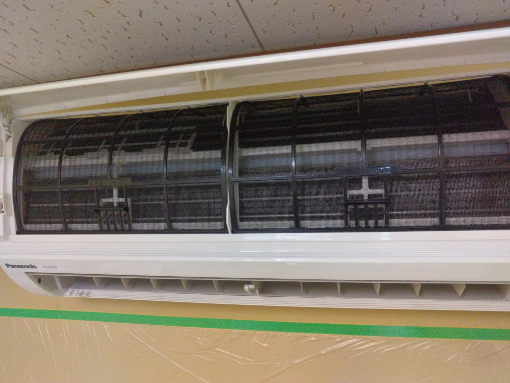 茨城県笠間市大橋の壁掛けエアコンの作業後2