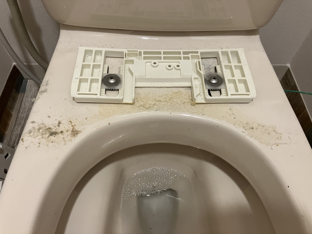 宮城県仙台市若林区のトイレクリーニングの作業前2