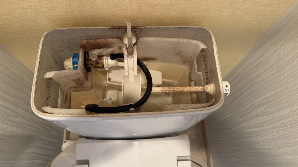 東京都北区堀船のトイレクリーニングの作業前2