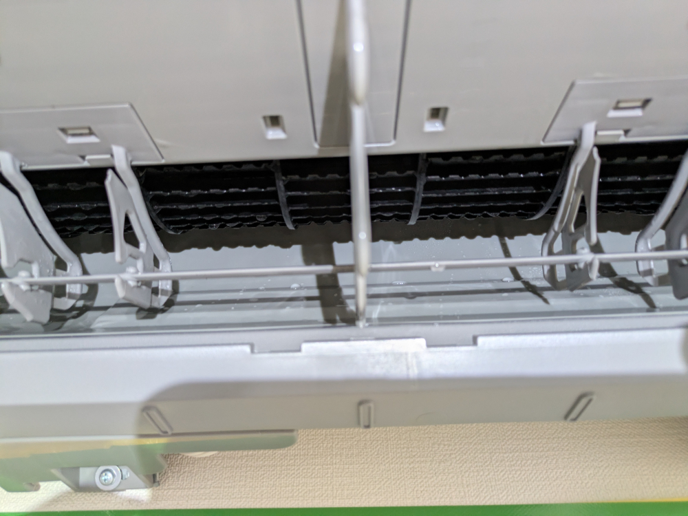 埼玉県越谷市蒲生のお掃除機能付きエアコンの作業後1