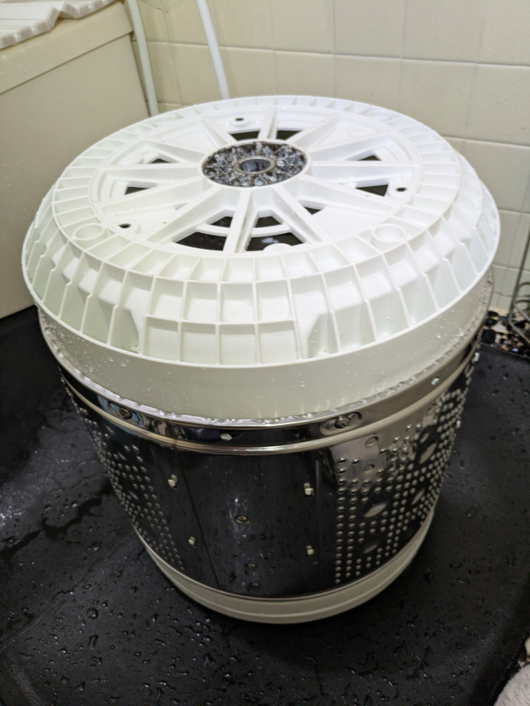 埼玉県越谷市大泊の洗濯機分解クリーニングの作業後2