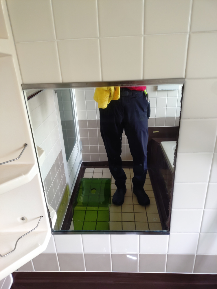 千葉県佐倉市の浴室・お風呂クリーニングの作業後1