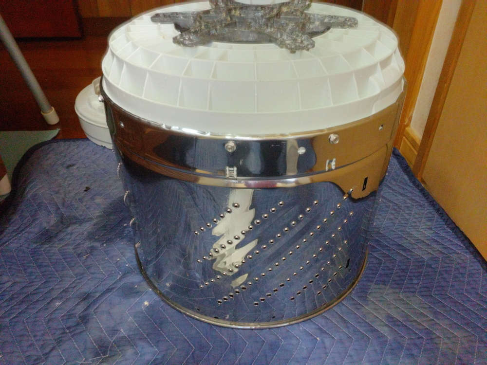 山梨県南アルプス市の洗濯機分解クリーニングの作業後2