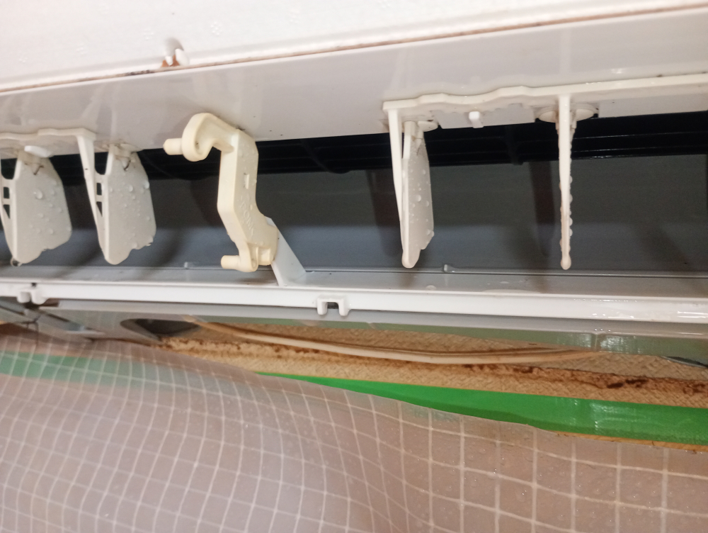 千葉県千葉市稲毛区園生町の壁掛けエアコンの作業後1