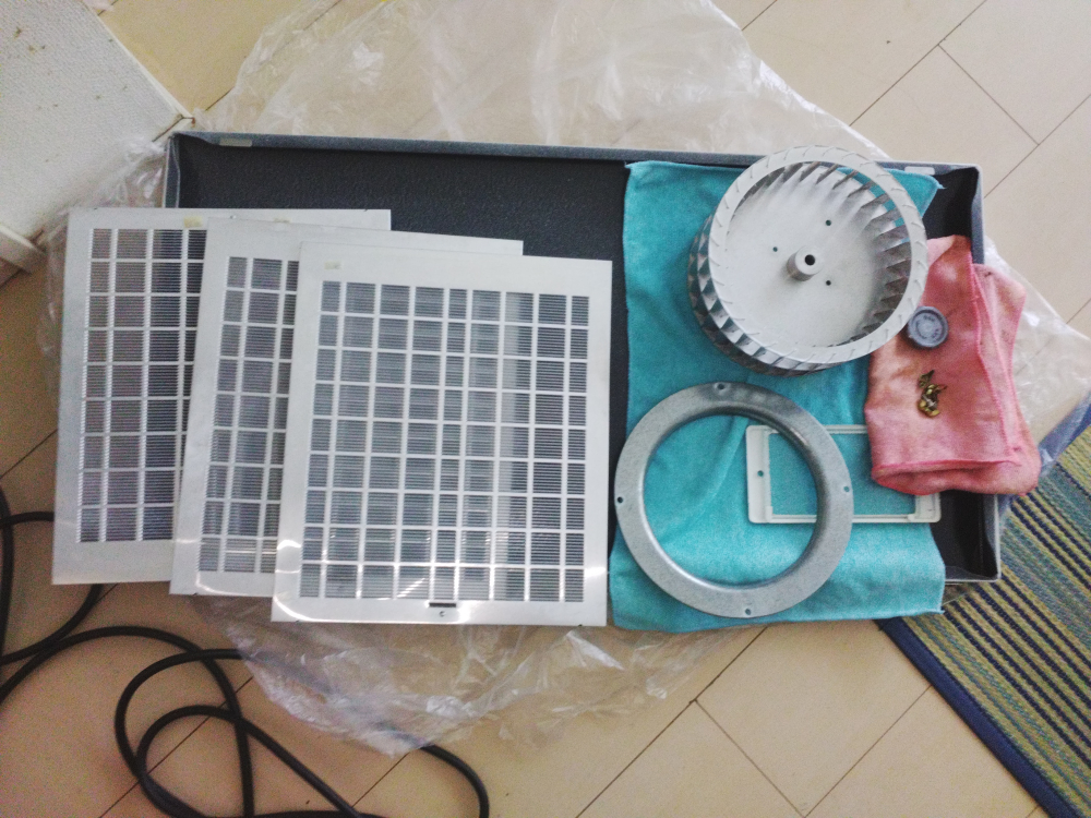 鹿児島県鹿児島市常盤町のレンジフードクリーニングの作業後2