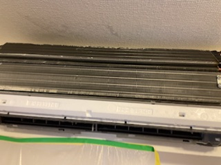 東京都目黒区本町の壁掛けエアコンの作業後1