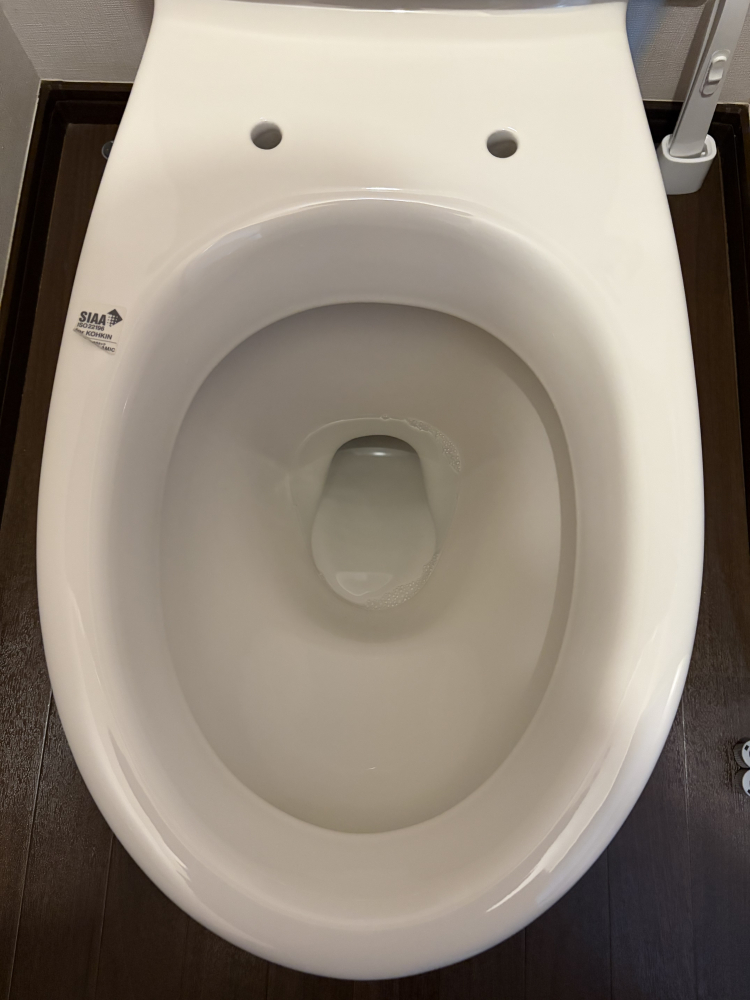 東京都小平市学園東町のトイレクリーニングの作業後1