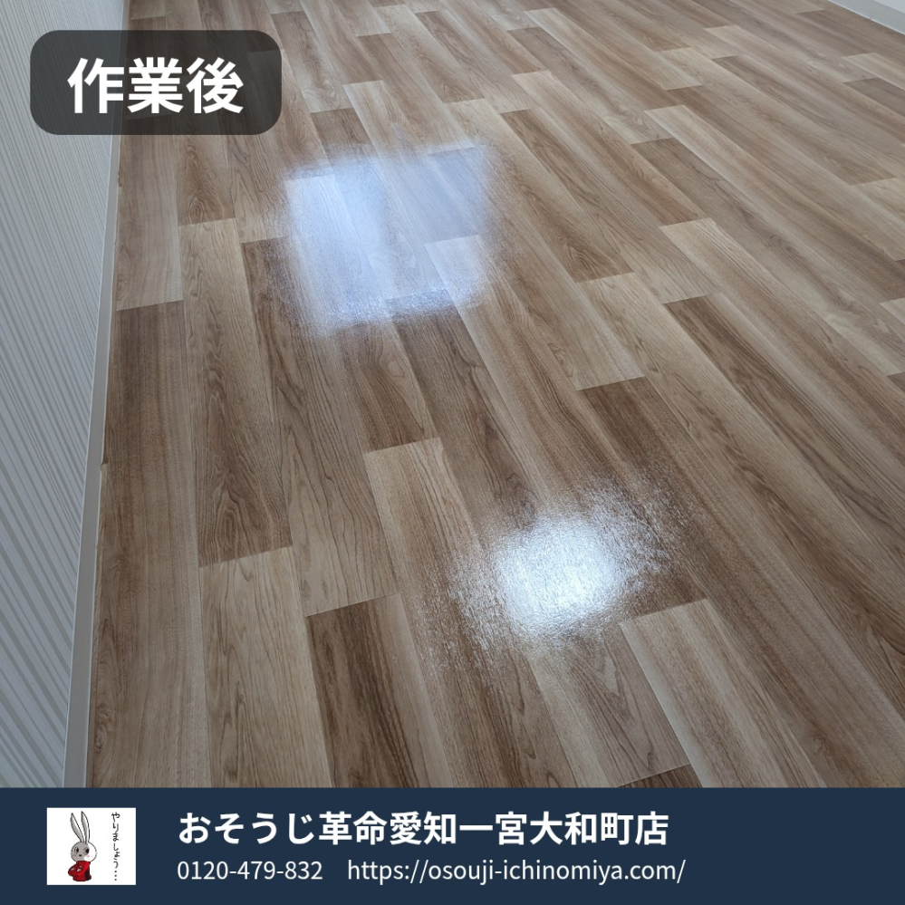 愛知県一宮市大和町の医療・介護施設清掃の作業後1