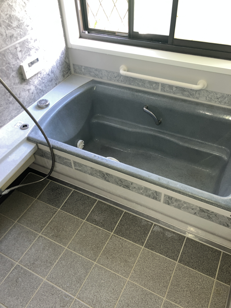 福島県いわき市の追い焚き配管除菌洗浄の作業前2