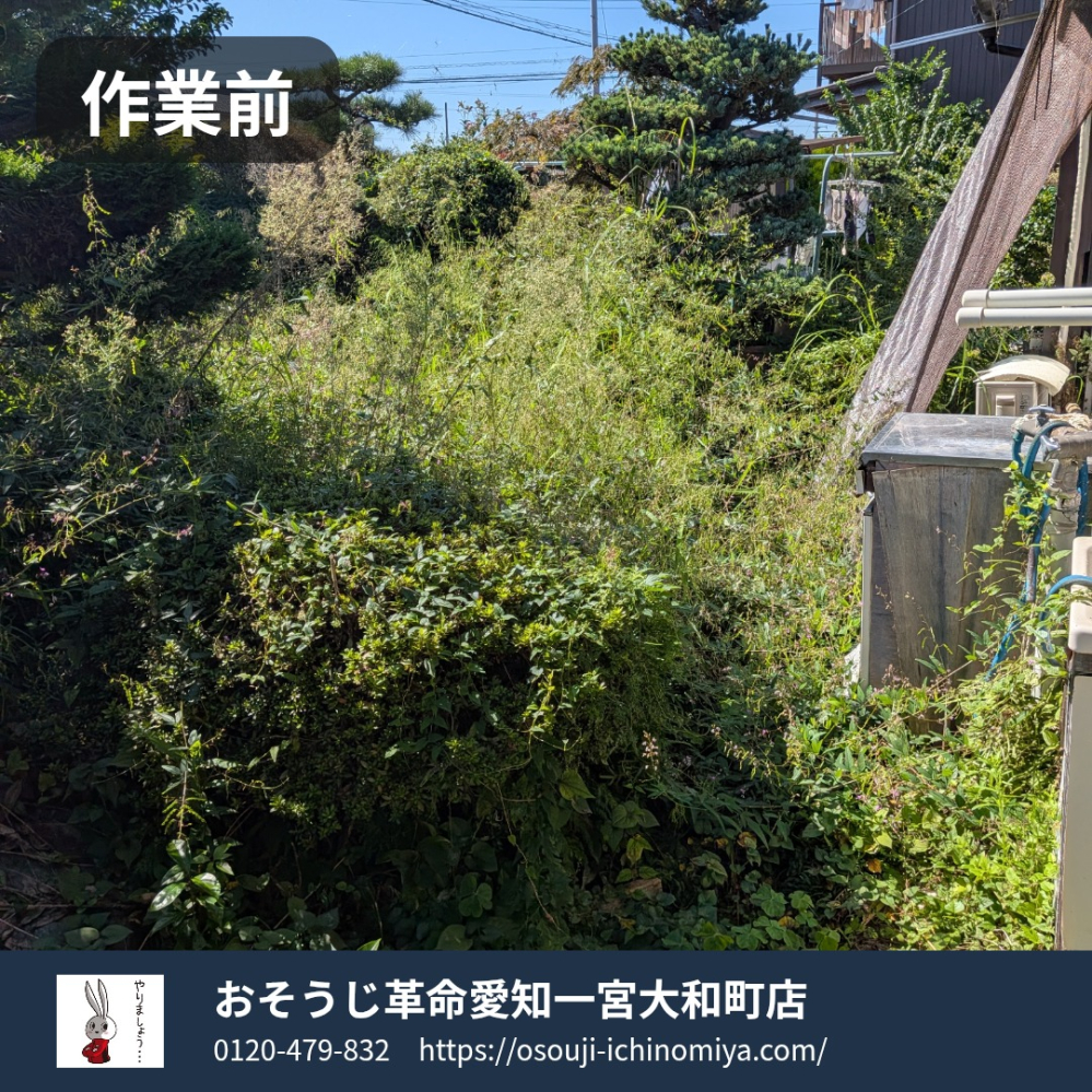 愛知県一宮市浅井町の何でもわがまま定額サービスの作業前1