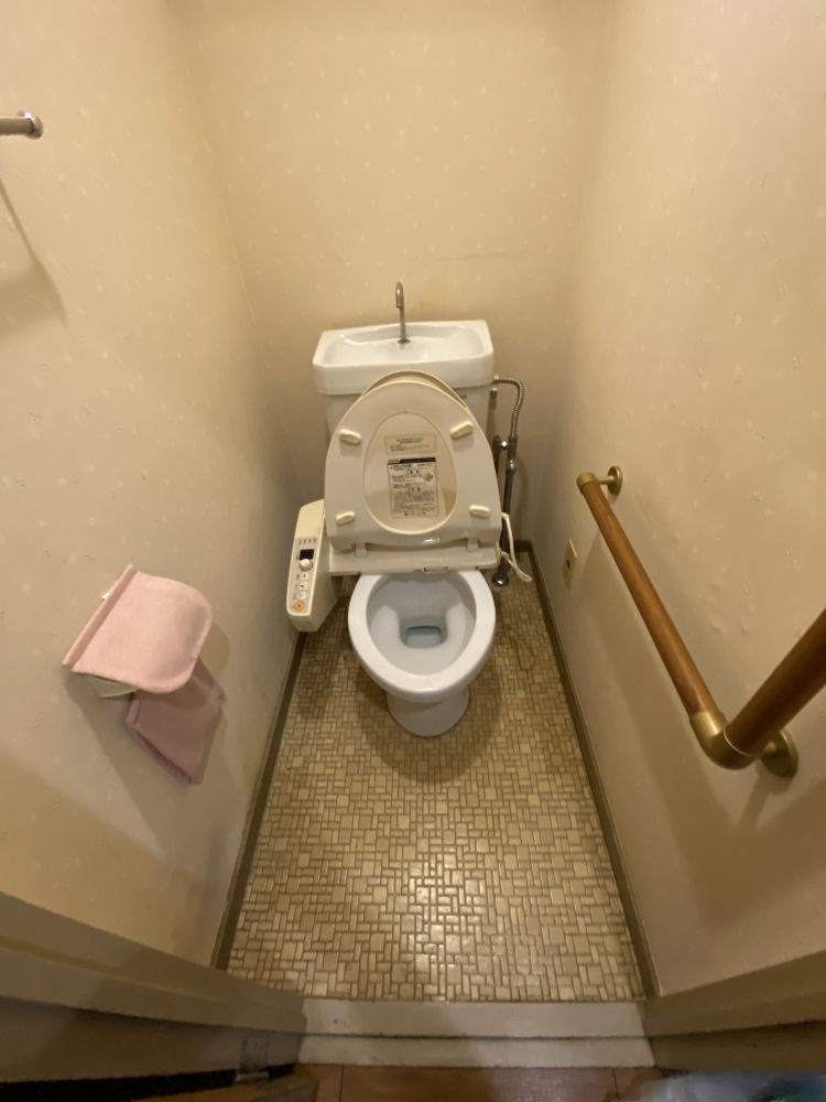 愛知県名古屋市中川区山王町のトイレクリーニングの作業前1