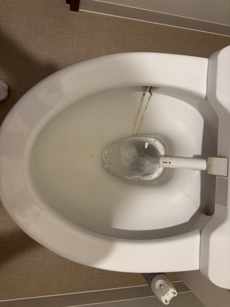 宮城県仙台市泉区七北田のトイレクリーニングの作業前2