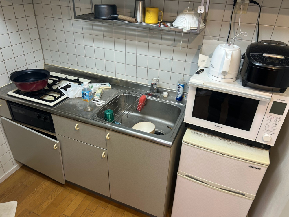 神奈川県川崎市川崎区日ノ出の賃貸住宅退去後の原状回復クリーニングの作業前3