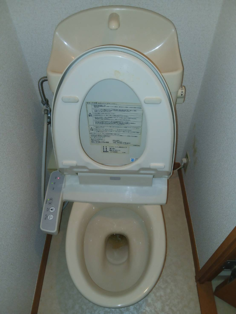 千葉県千葉市中央区のトイレクリーニングの作業前1