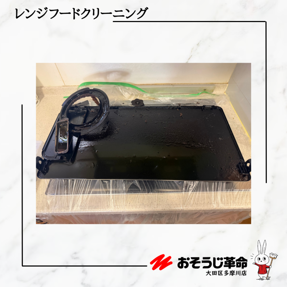 神奈川県横浜市青葉区のレンジフードクリーニングの作業前2