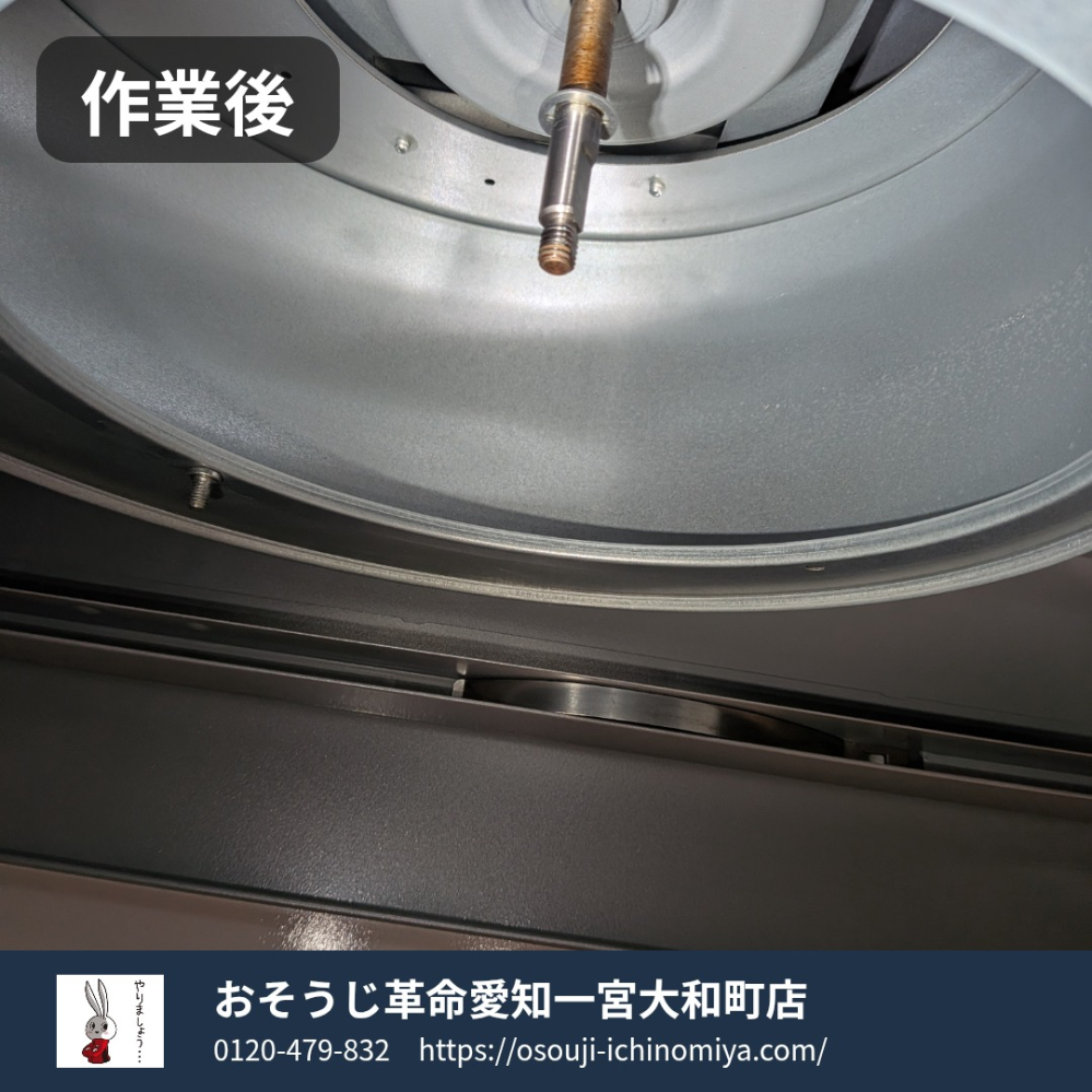 岐阜県岐阜市のレンジフードクリーニングの作業後2
