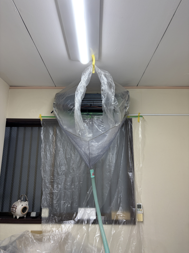 東京都杉並区の壁掛けエアコンの作業前1