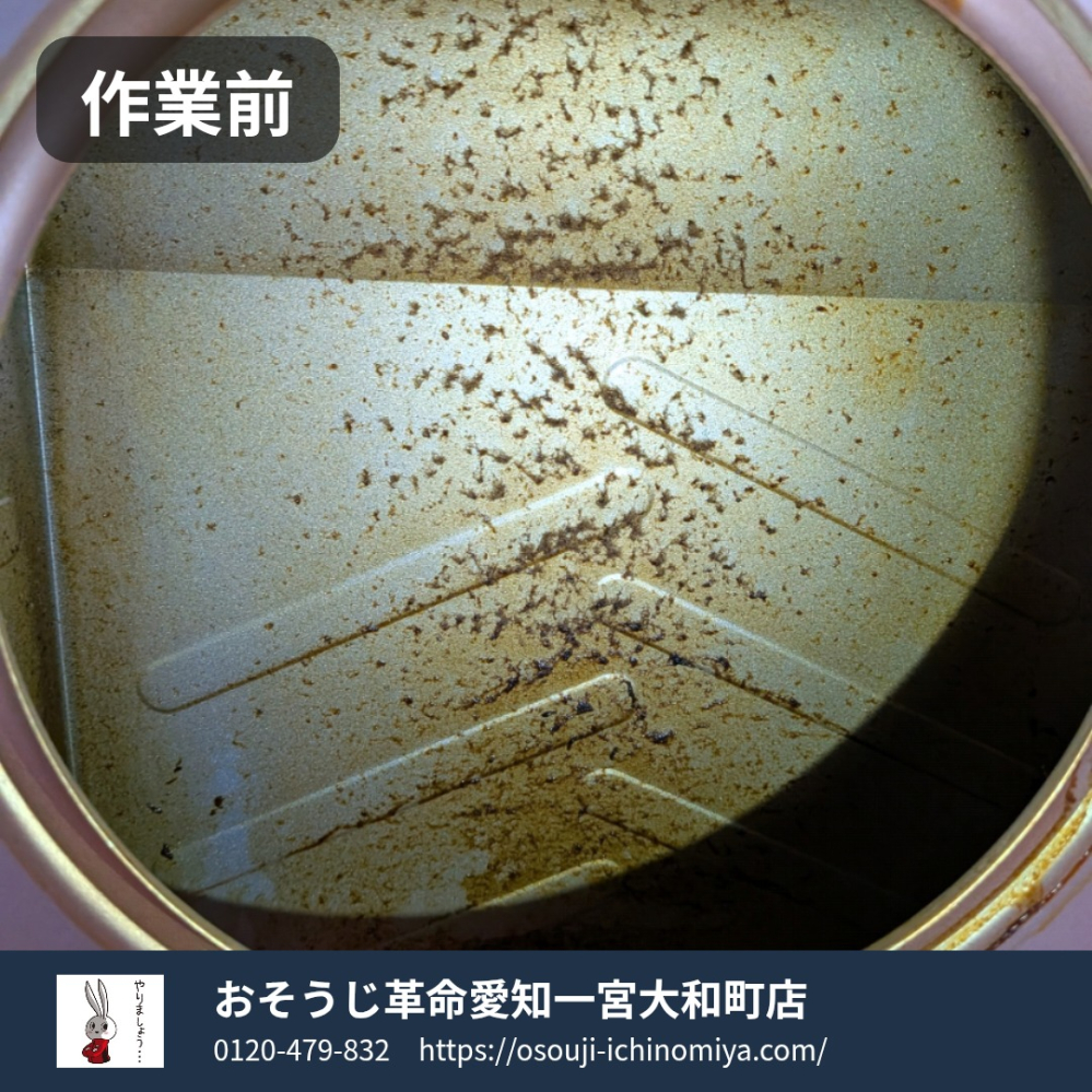 愛知県一宮市のレンジフードクリーニングの作業前3
