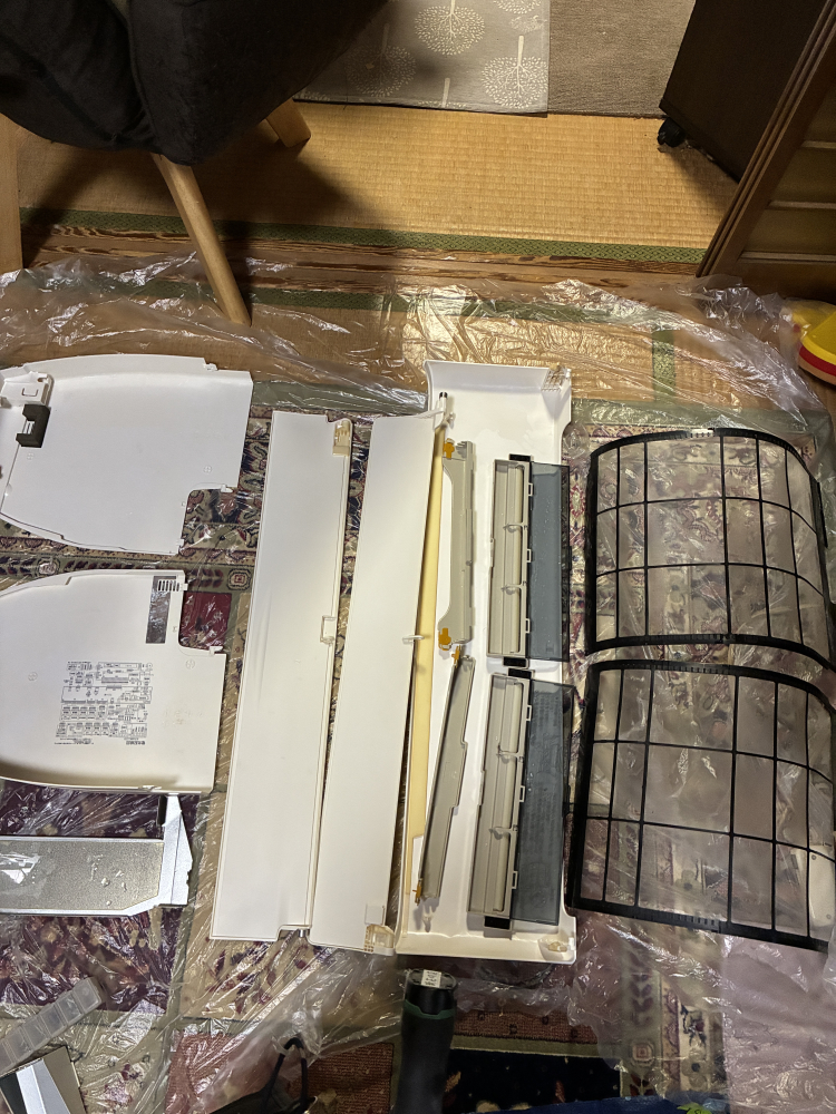 大阪府大阪市旭区新森のお掃除機能付きエアコンの作業後2