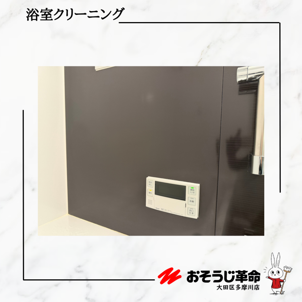 東京都大田区上池台の浴室・お風呂クリーニングの作業後1