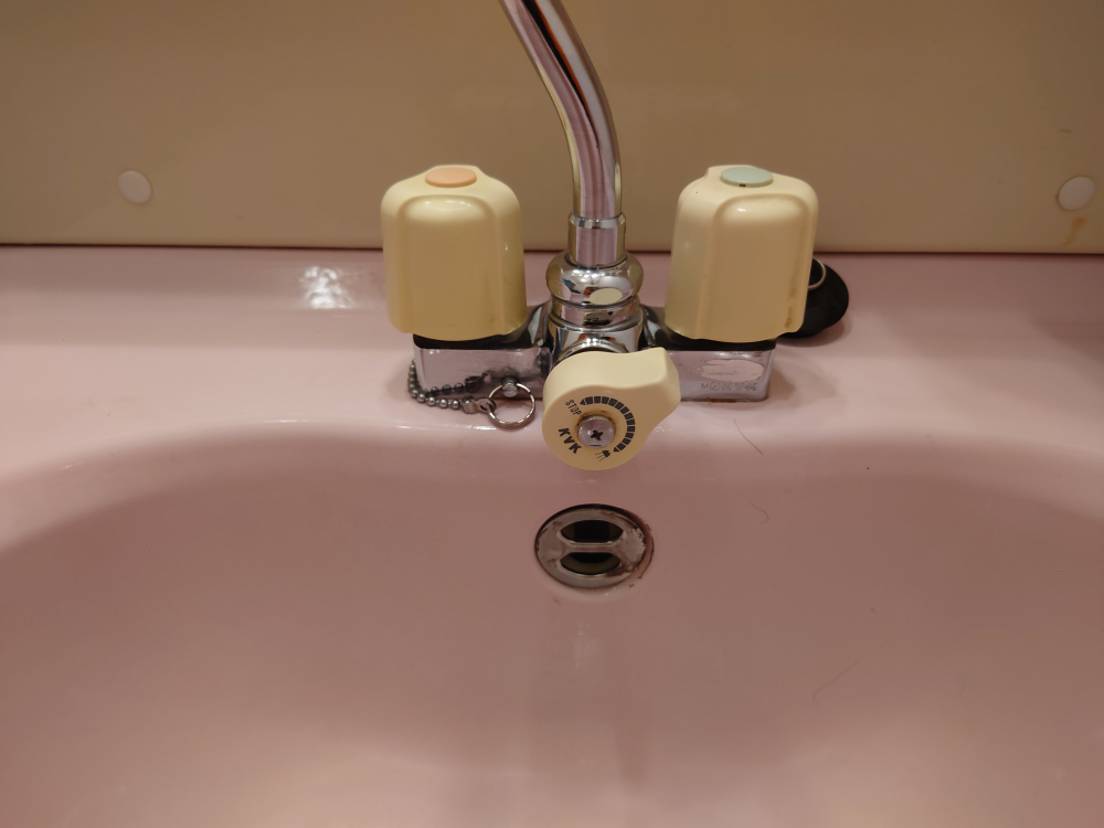 千葉県木更津市畑沢の洗面所クリーニングの作業後2