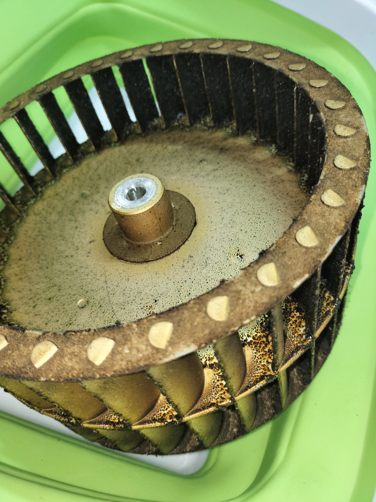 茨城県かすみがうら市のレンジフードクリーニングの作業前1