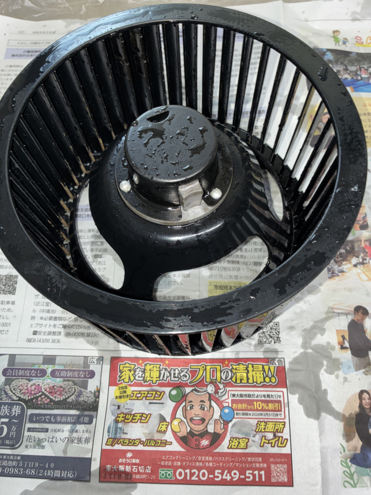 大阪府柏原市玉手のレンジフードクリーニングの作業後1