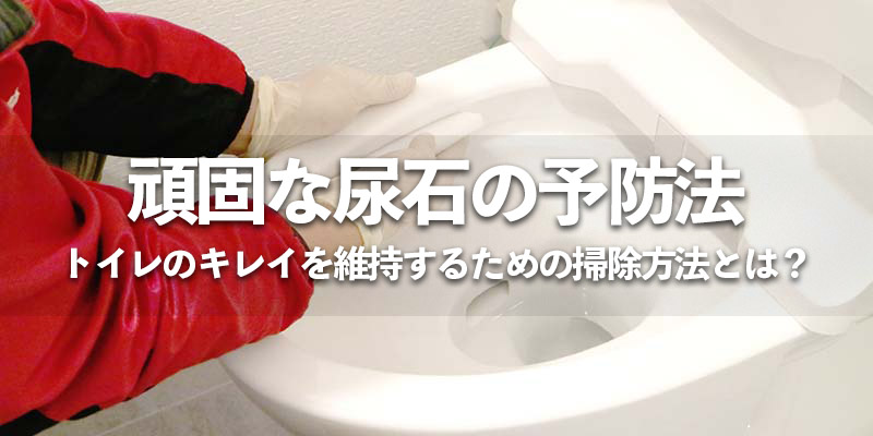 頑固な尿石の予防法：トイレのキレイを維持するための掃除方法とは？
