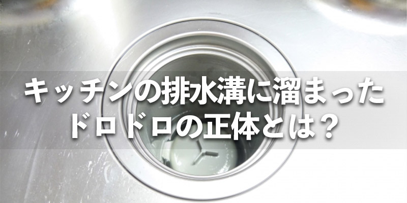 キッチンの排水溝に溜まったドロドロの正体とは？    