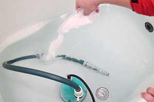 マイクロバブル洗浄のイメージ