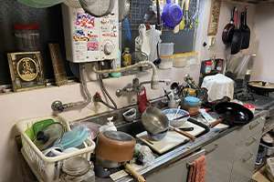 ケース③ 高齢者宅（1LDK）・中度ゴミ屋敷の画像