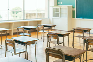 教室の机のイメージ