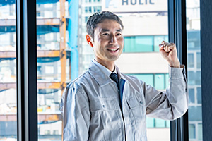 笑顔のスタッフのイメージ