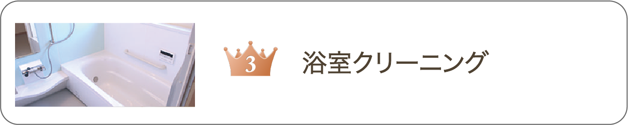 第3位 浴室クリーニング