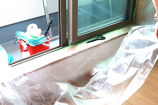 窓枠・サッシ・枠の清掃