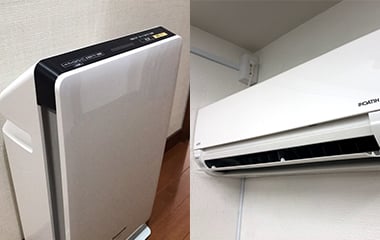 エアコンと空気清浄機の違い